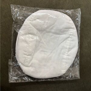 Ivory Linen newsboy cap for Baptism or wedding